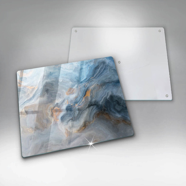 Protection plaque induction Texture de marbre