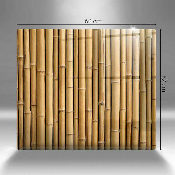 Protection plaque induction Bambou bohème nature