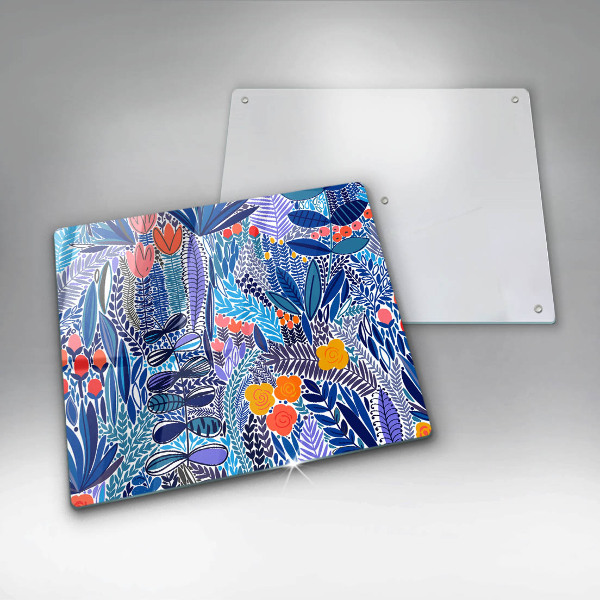 Protection plaque induction Prairie peinte