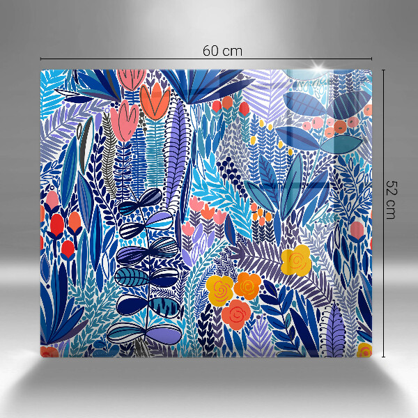 Protection plaque induction Prairie peinte