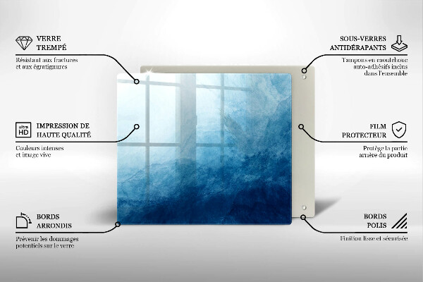 Protection plaque induction Fond abstrait