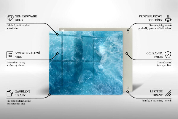 Protection plaque induction L'eau bleue