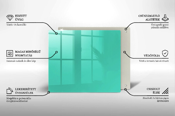 Protège plaque de cuisson Couleur verte