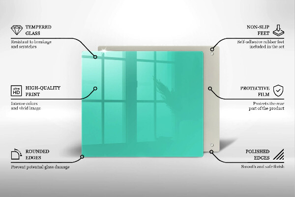 Protège plaque de cuisson Couleur verte