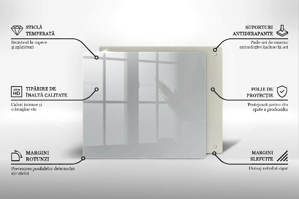 Protège plaque de cuisson Couleur grise