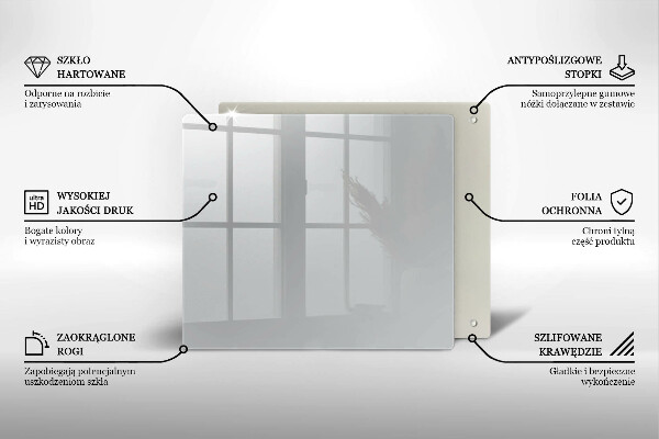 Protège plaque de cuisson Couleur grise