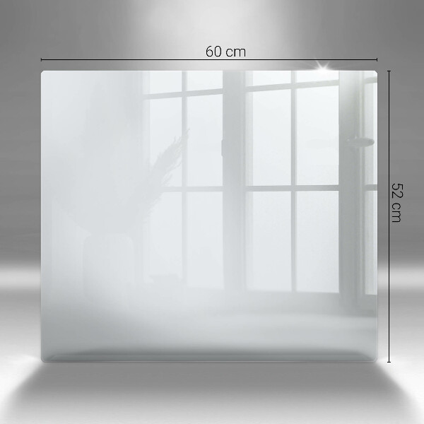 Protège plaque de cuisson couleur blanche