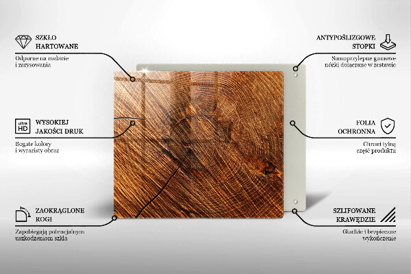 Protection plaque induction Structure bois