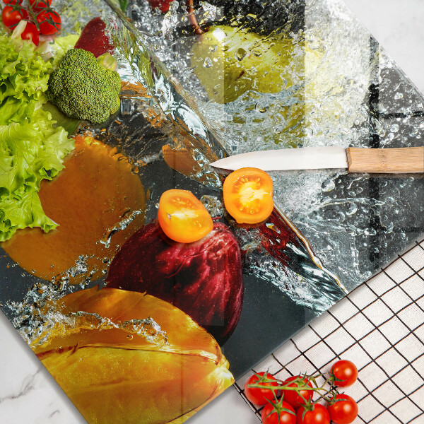 Protection plaque induction Fruits juteux dans l'eau