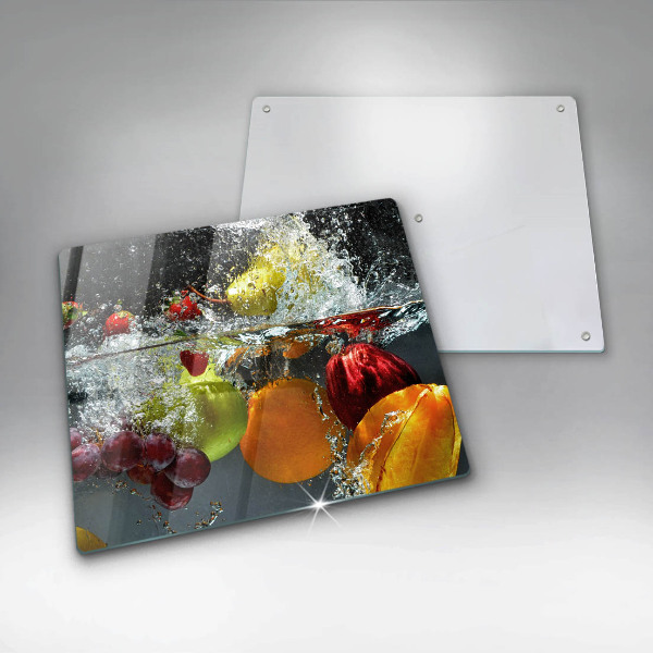 Protection plaque induction Fruits juteux dans l'eau