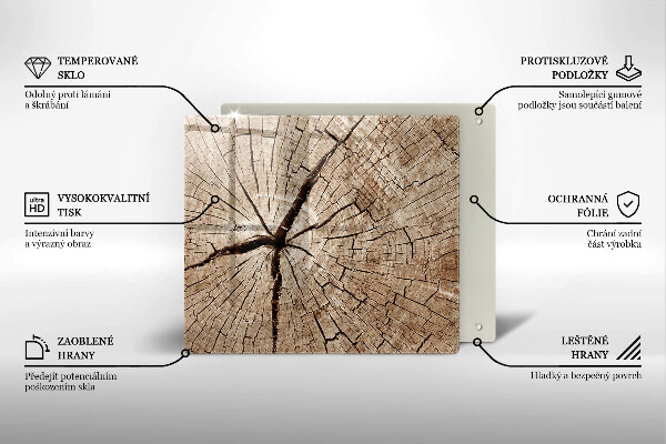 Protection plaque induction Coupe transversale d'un arbre