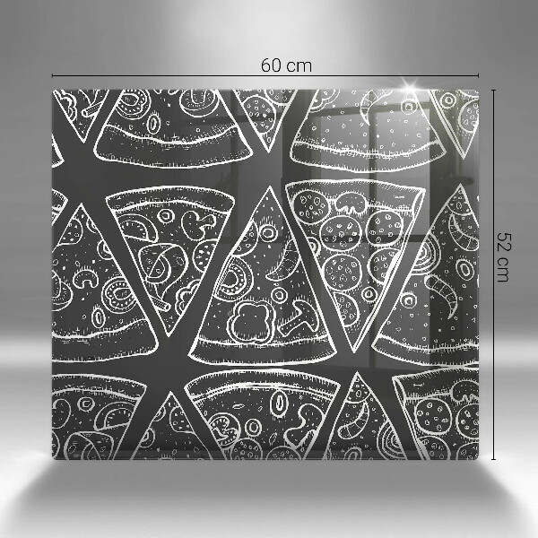 Protection plaque induction Illustration de pizza