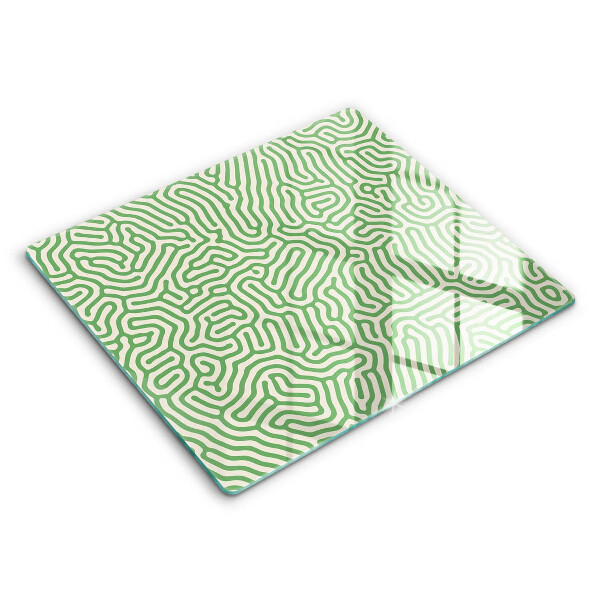 Protection plaque induction Lignes abstraites