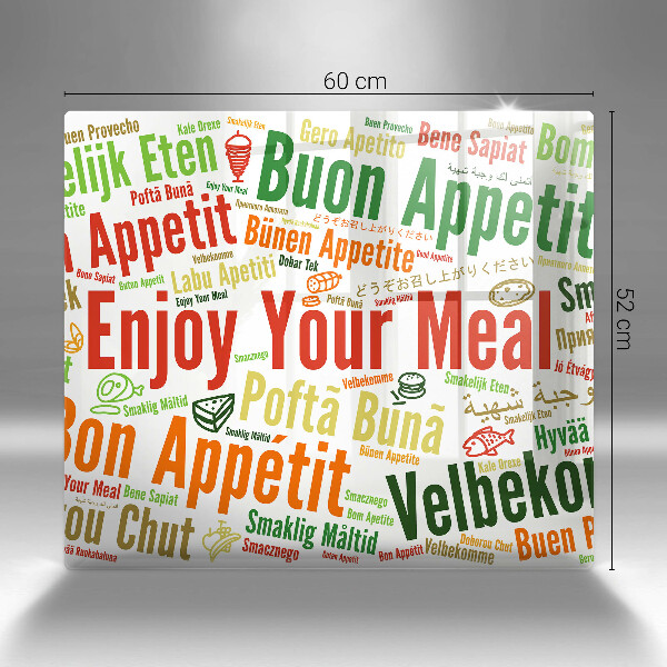 Protection plaque induction Sous-titres Bon appétit langues