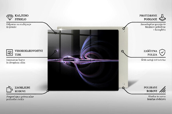 Protection plaque induction Abstraction moderne