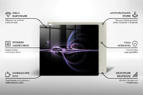 Protection plaque induction Abstraction moderne