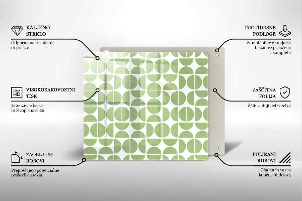 Protection plaque induction Modèle de formes bohèmes
