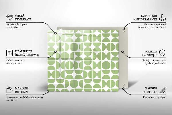 Protection plaque induction Modèle de formes bohèmes