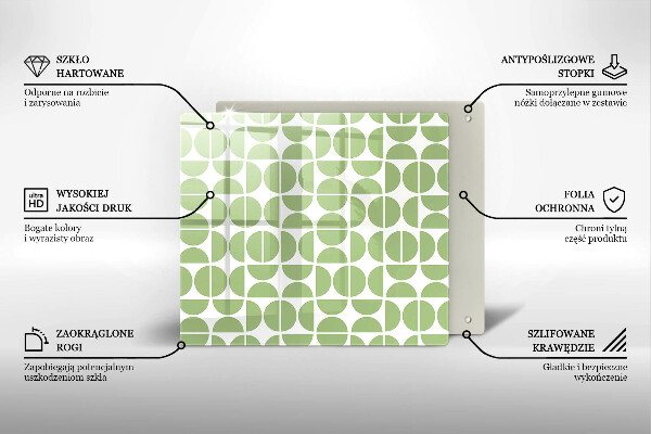 Protection plaque induction Modèle de formes bohèmes