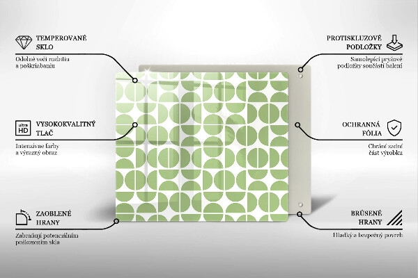 Protection plaque induction Modèle de formes bohèmes