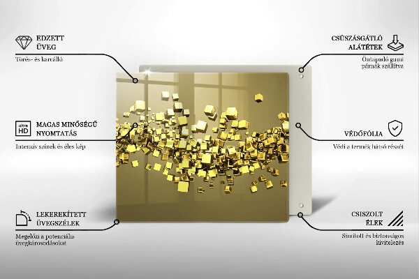 Protection plaque induction Géométrie 3D abstraite