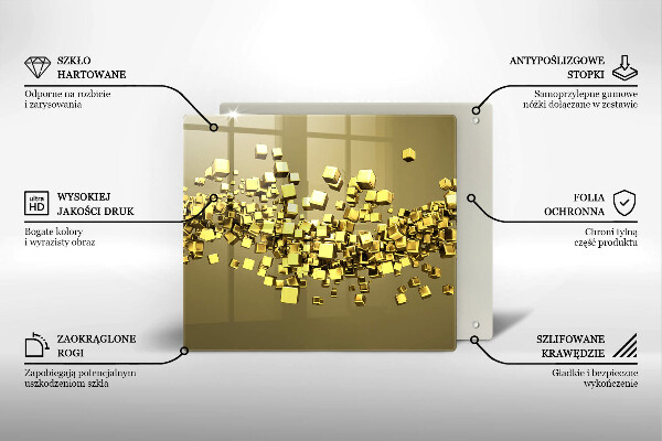 Protection plaque induction Géométrie 3D abstraite