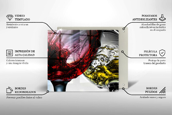 Protection plaque induction Verres de vin