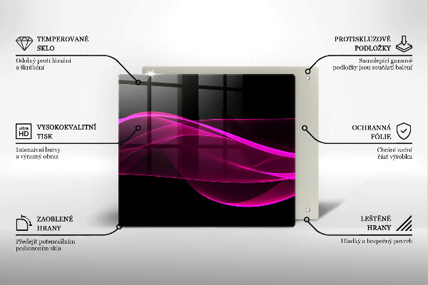 Protection plaque induction Abstraction rose