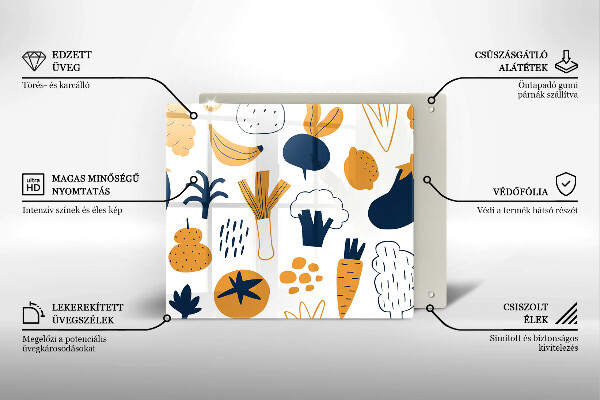 Protection plaque induction Illustration de la nourriture