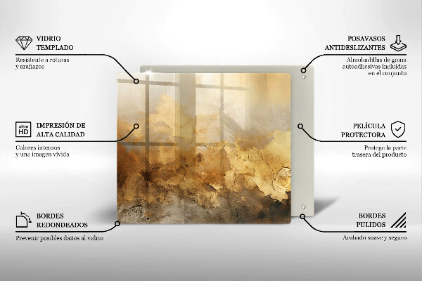 Protège plaque de cuisson Texture riche