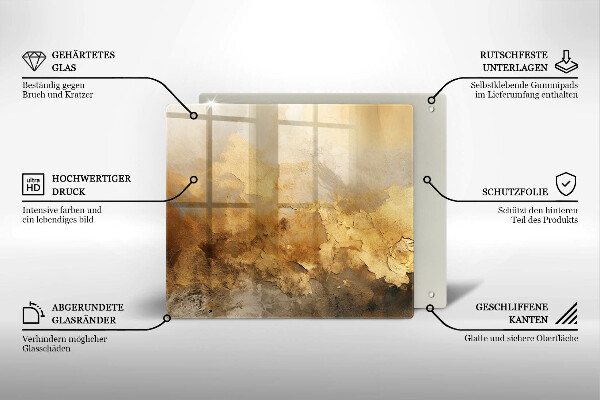 Protège plaque de cuisson Texture riche