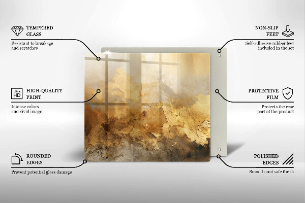 Protège plaque de cuisson Texture riche