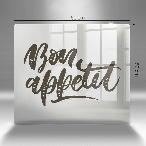 Protège plaque de cuisson Inscripción de Bon Appetit
