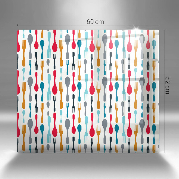 Protège plaque de cuisson Illustration de cuillère