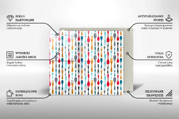 Protège plaque de cuisson Illustration de cuillère