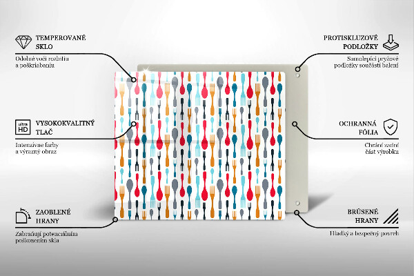 Protège plaque de cuisson Illustration de cuillère