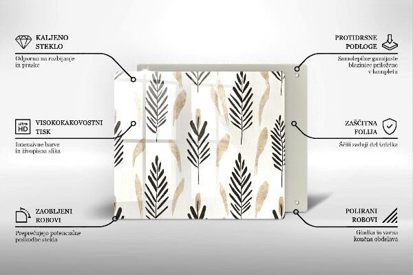 Protège plaque de cuisson Plantes bohèmes