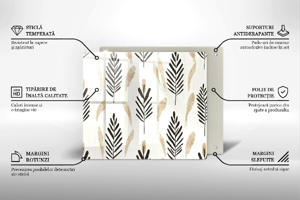 Protège plaque de cuisson Plantes bohèmes