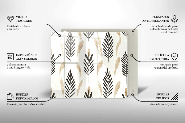 Protège plaque de cuisson Plantes bohèmes