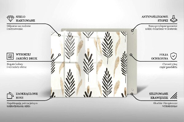 Protège plaque de cuisson Plantes bohèmes