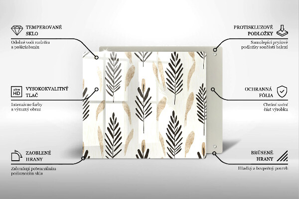 Protège plaque de cuisson Plantes bohèmes