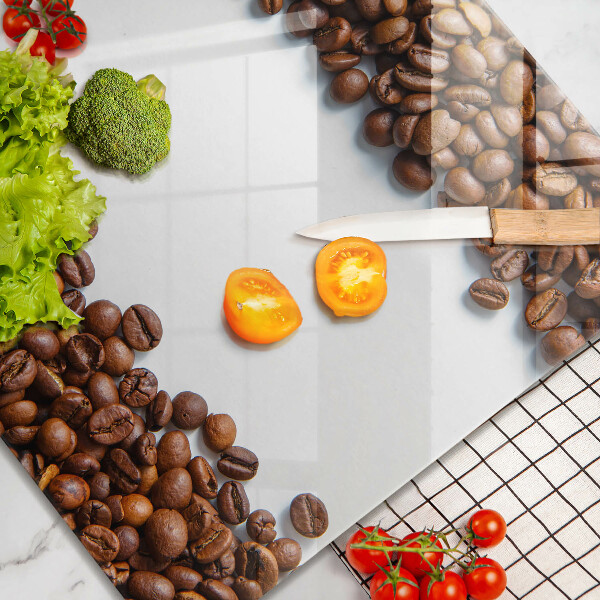 Protège plaque de cuisson Grains de café