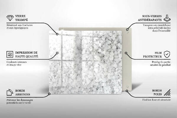 Protège plaque de cuisson Cristaux de sel