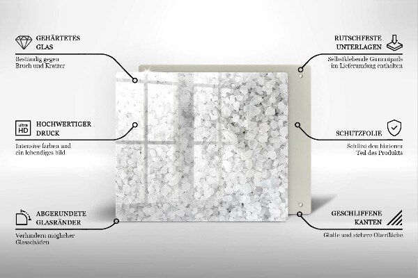 Protège plaque de cuisson Cristaux de sel