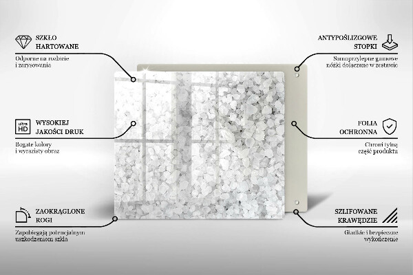 Protège plaque de cuisson Cristaux de sel