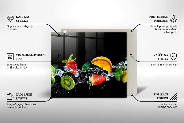 Protège plaque de cuisson Fruits dans l'eau