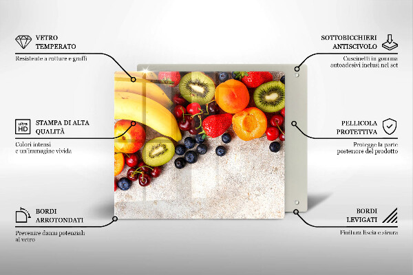 Protège plaque de cuisson Fruits des Fêtes