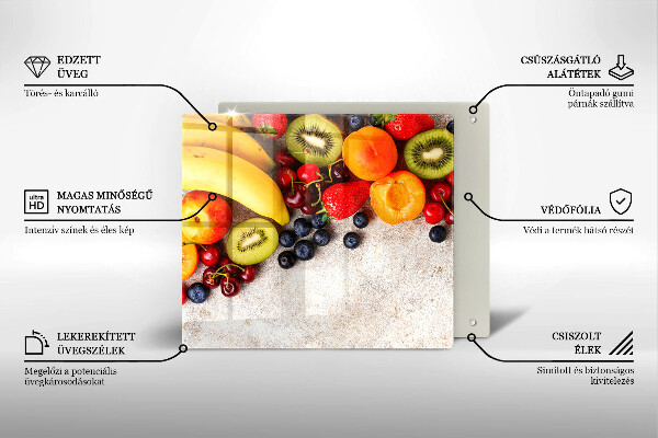 Protège plaque de cuisson Fruits des Fêtes