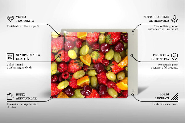 Protège plaque de cuisson Fruits d'été