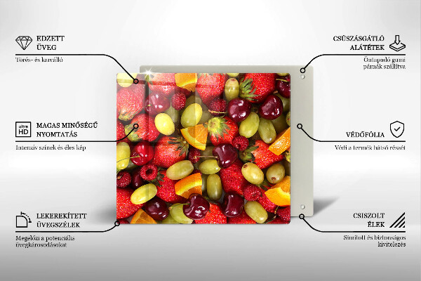 Protège plaque de cuisson Fruits d'été